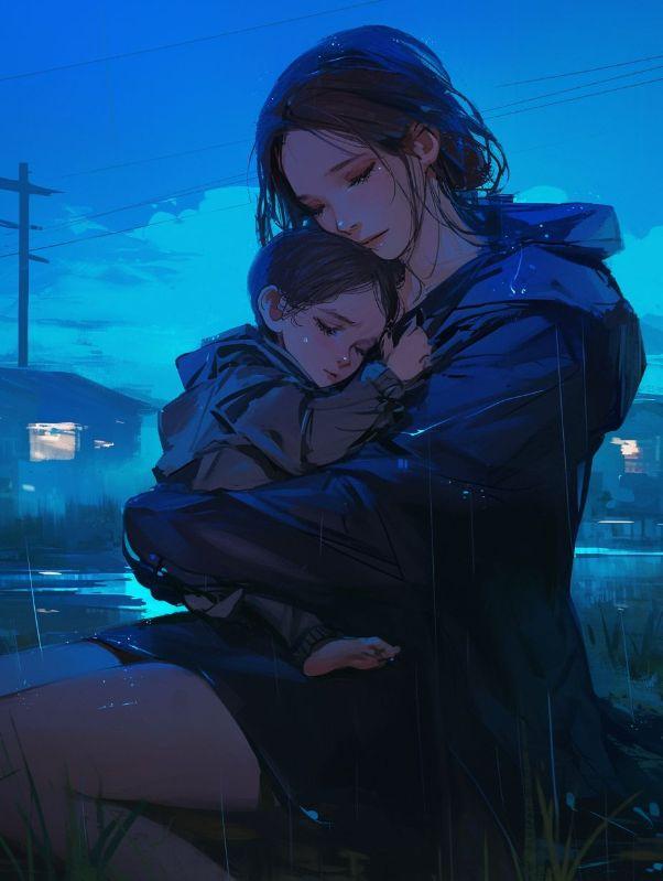 妈妈吃安眠药死了留下一个小女孩